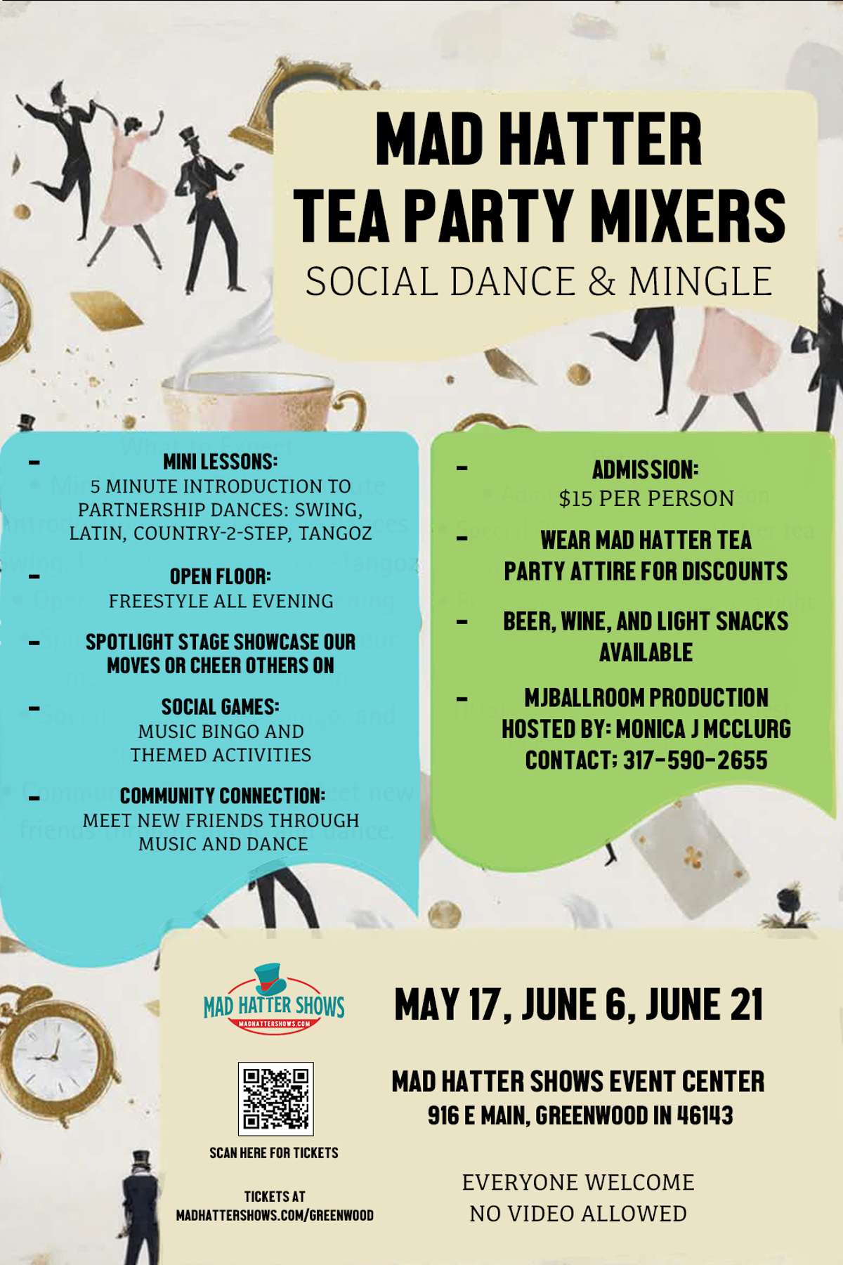 Madd Hatter Tea Party with Partnership Dancing