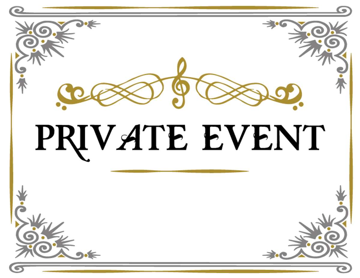 **Closed For Private Event**